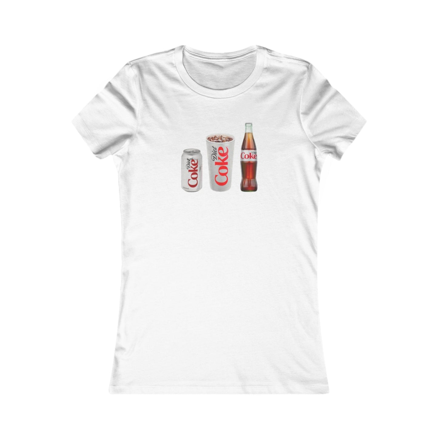 T-Shirt - Diet Coke Can, Bottle, and Cup, Tee Shirt for Women