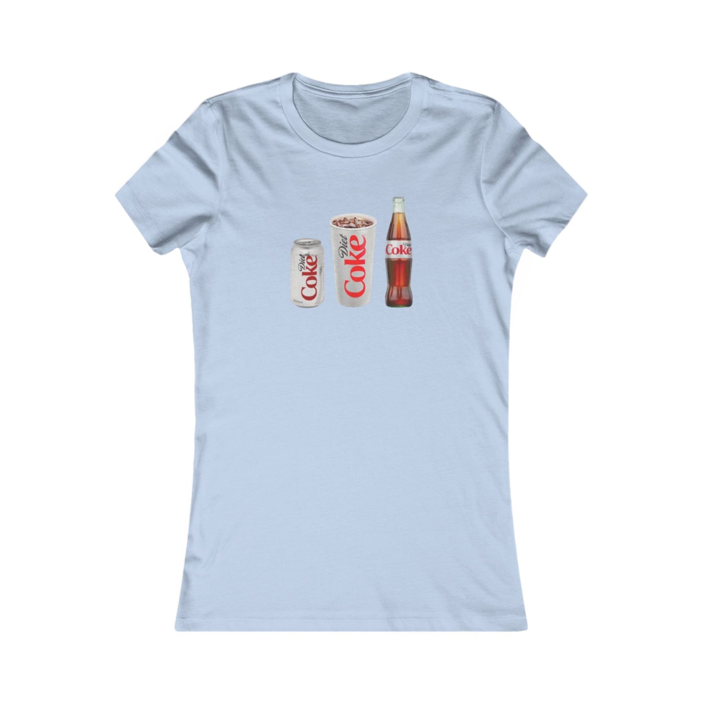 T-Shirt - Diet Coke Can, Bottle, and Cup, Tee Shirt for Women