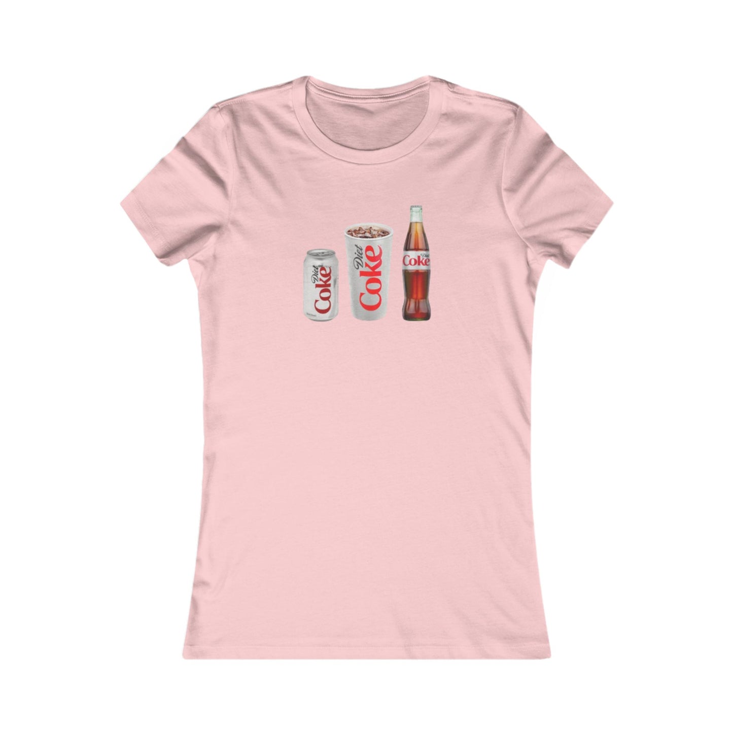 T-Shirt - Diet Coke Can, Bottle, and Cup, Tee Shirt for Women