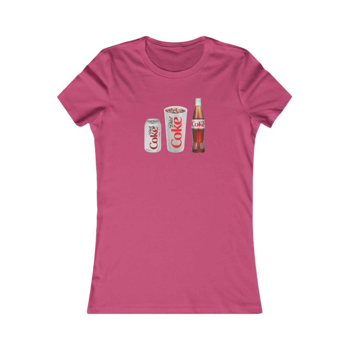 T-Shirt - Diet Coke Can, Bottle, and Cup, Tee Shirt for Women
