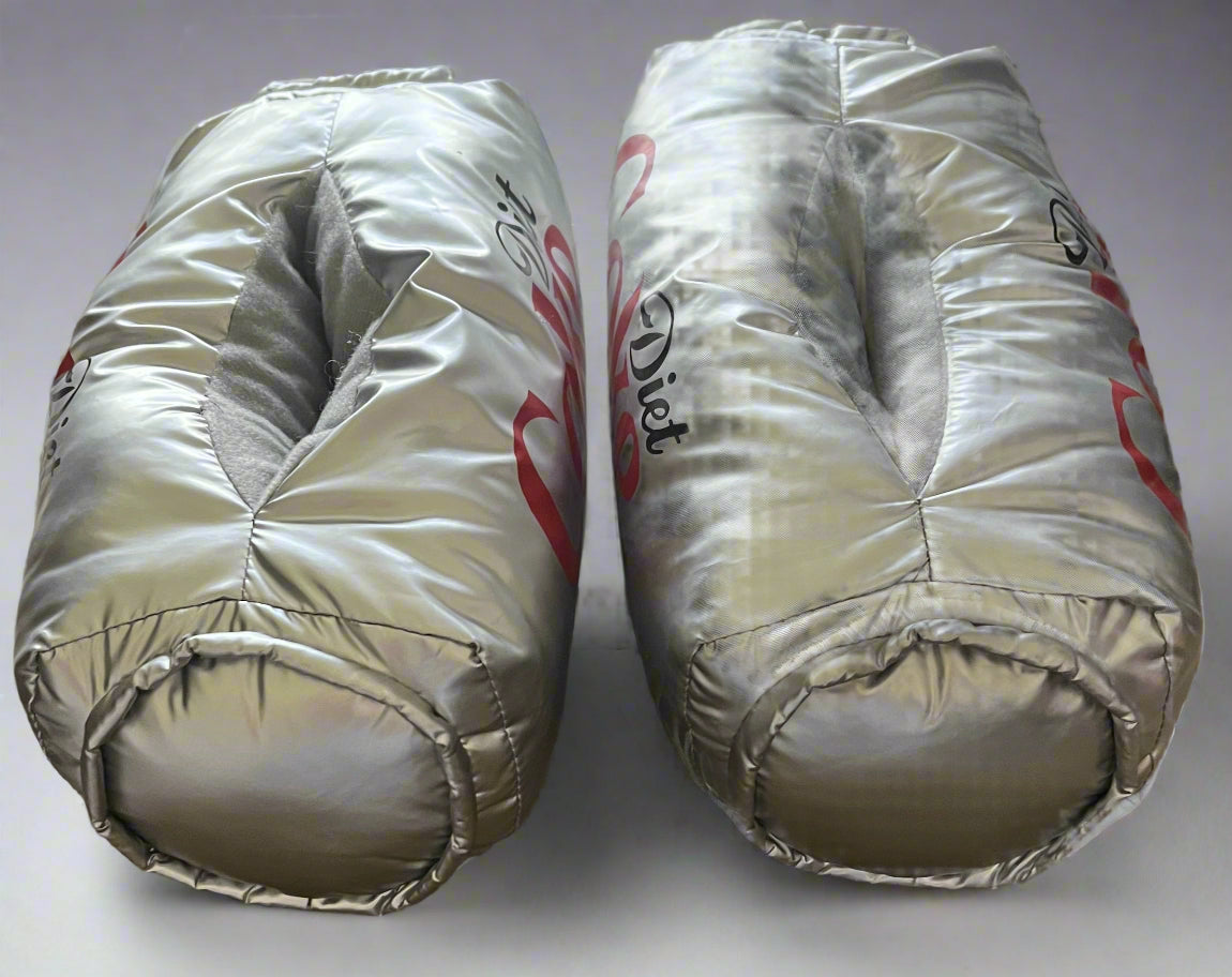 Coca-Cola Diet Coke Can Unisex Plush Slippers