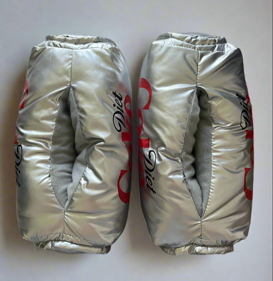 Coca-Cola Diet Coke Can Unisex Plush Slippers