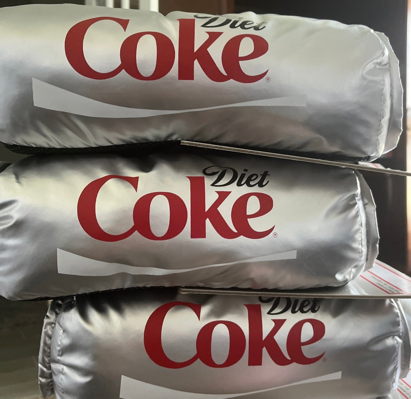 Coca-Cola Diet Coke Can Unisex Plush Slippers