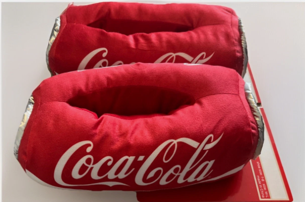 Coca-Cola Coke Can Unisex Plush Slippers