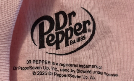 Dr. Pepper Logo Pink T-Shirt