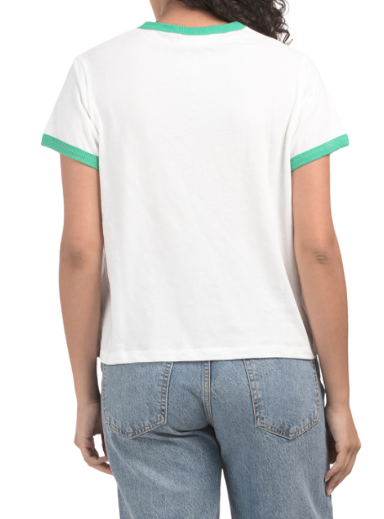 Sprite 90s Short Sleeve Green Trim Tee