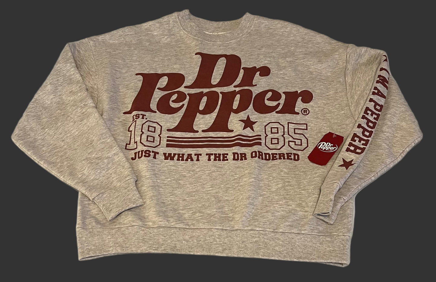 Dr Pepper Graphic Just What the Dr. Ordered Sweatshirt