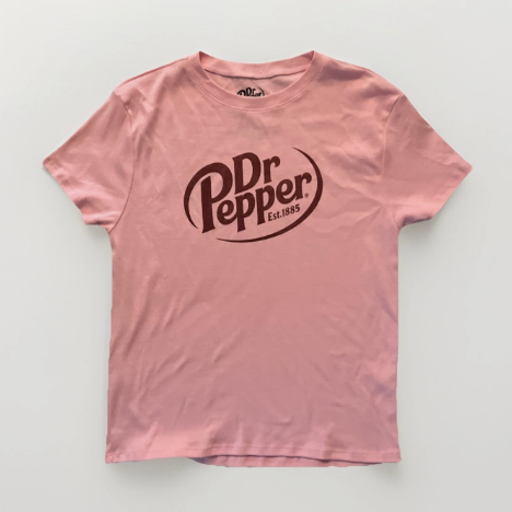 Dr. Pepper Logo Pink T-Shirt