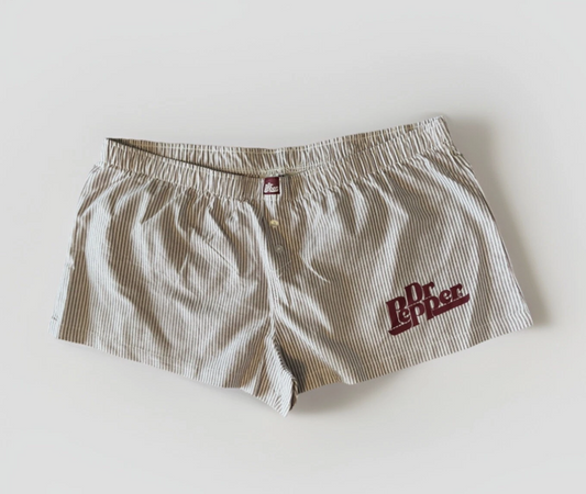 Dr Pepper Soda Striped Boxer Shorts