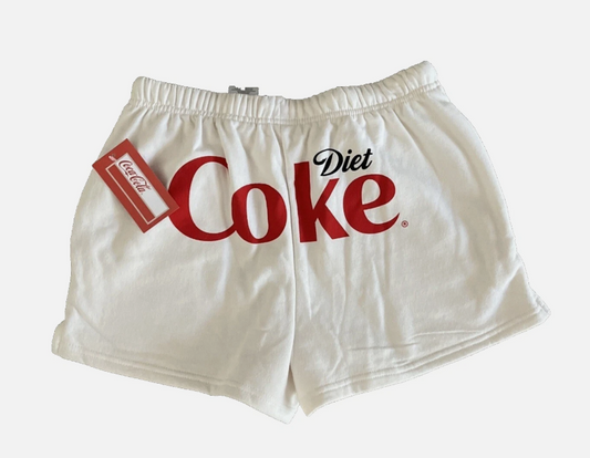 Coca Cola Diet Coke Fleece Sweat Shorts