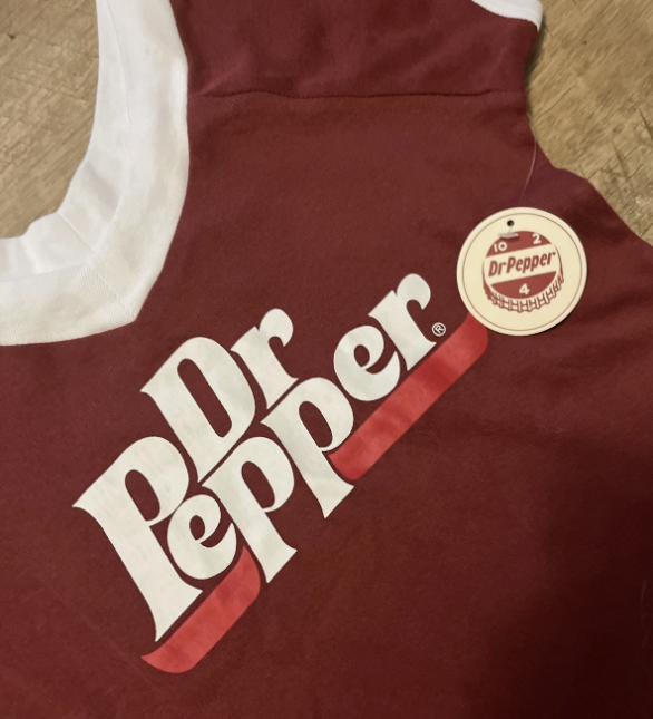 Dr Pepper Logo V Neck Fitted Shirt